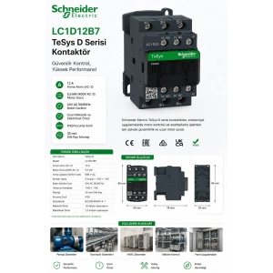 SCHNEİDER 5,5 KW 24V AC KONTAKTÖR