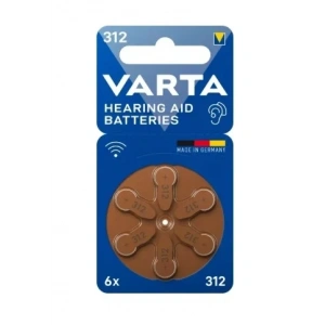 VARTA Kulaklık İşitme Cihazı Pili NO:312 1.45v 6lı Paket