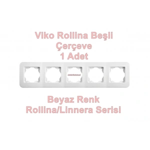 VİKO ROLLİNA BEYAZ BEŞLİ ÇERÇEVE