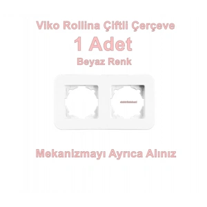 VİKO ROLLİNA BEYAZ İKİLİ ÇERÇEVE