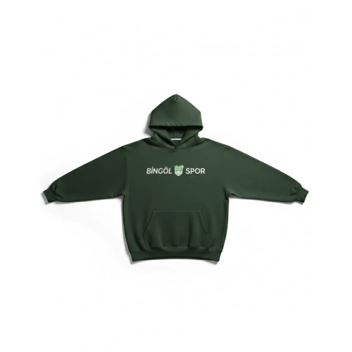 12 Bingölspor Kapüşonlu Sweatshirt Siyah