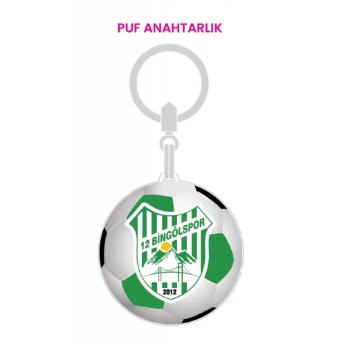 12 Bingölspor Puff Anahtarlık