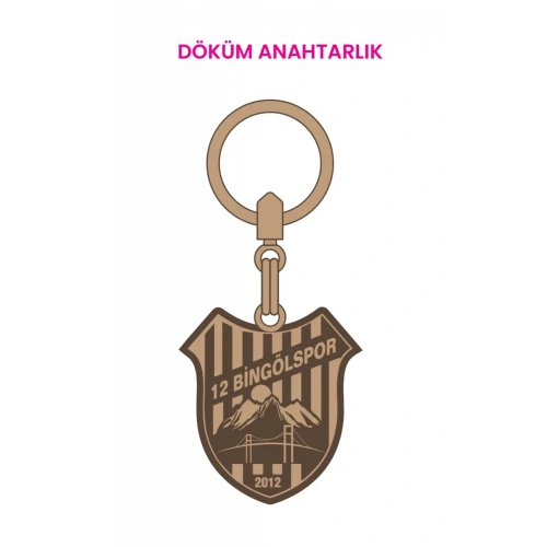 12 Bingölspor Metal Anahtarlık