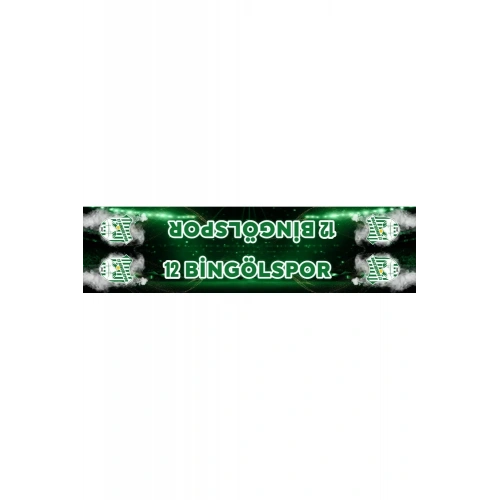 12 Bingölspor Saten Atkı