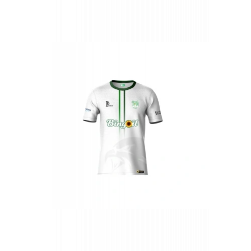 12 BİNGÖLSPOR Yeni Sezon Taraftar Yetişkin Beyaz Forma