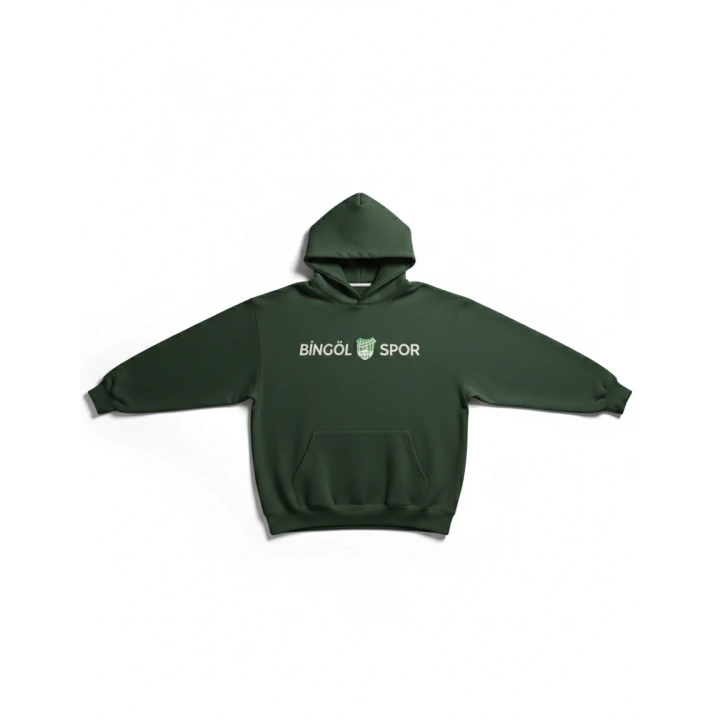 12 Bingölspor Kapüşonlu Sweatshirt Siyah