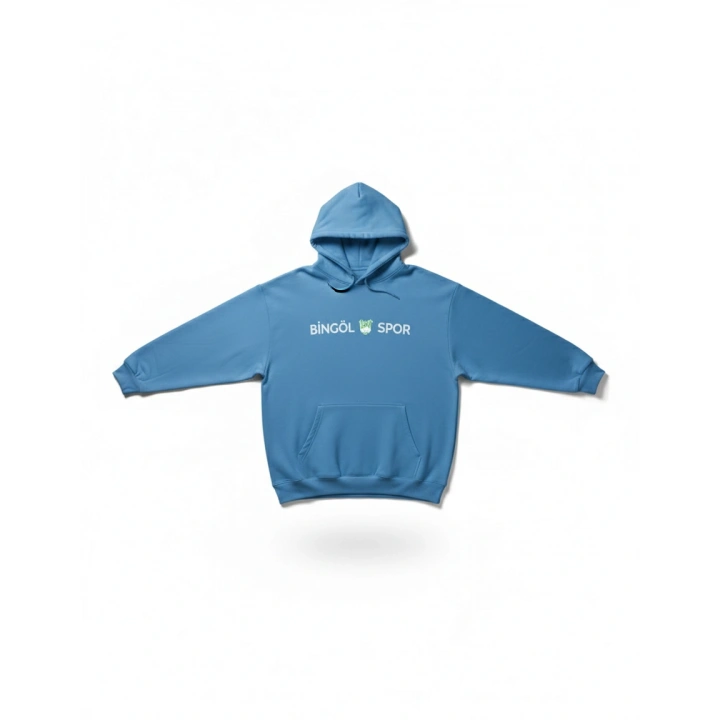 12 Bingölspor Kapüşonlu Sweatshirt Mavi