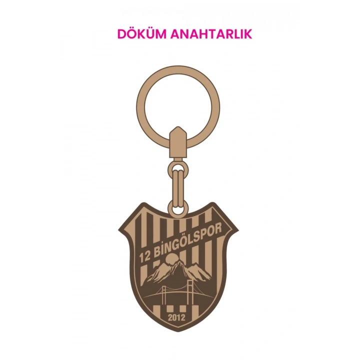 12 Bingölspor Metal Anahtarlık