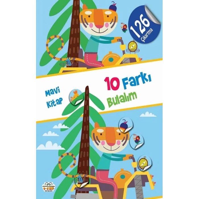 10 Farkı Bulalım - Mavi Kitap