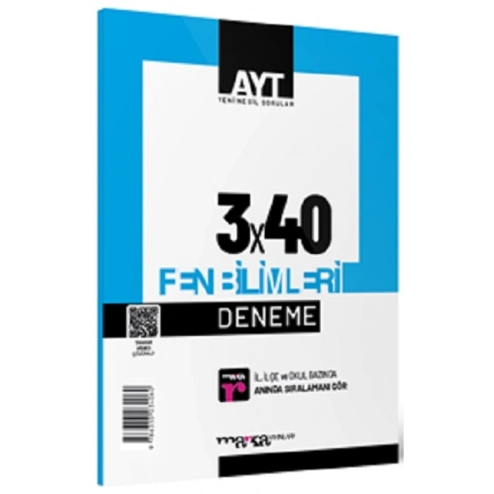 2025 Ayt Fen Bilimleri 3x40 Deneme