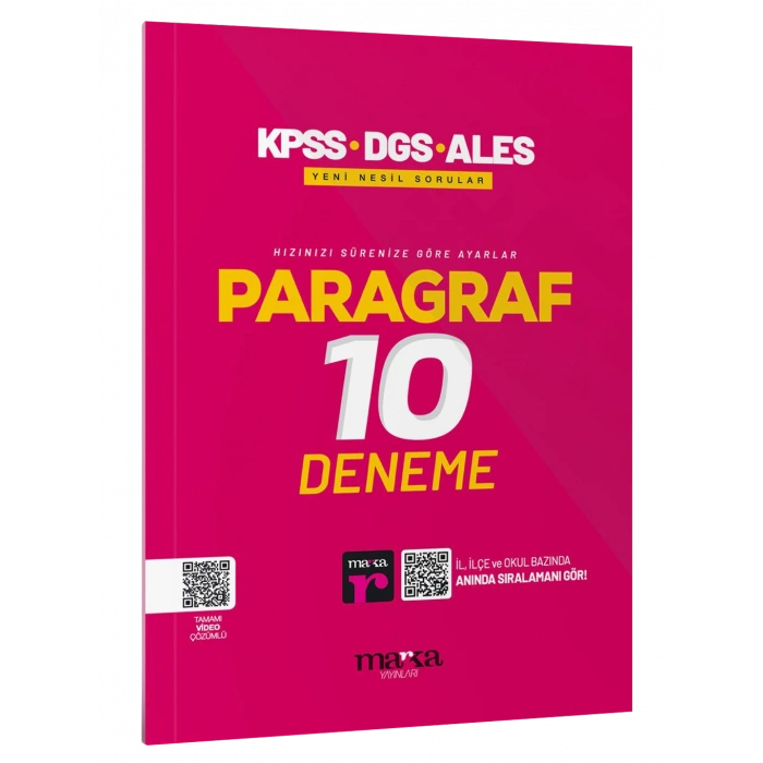 2025 Kpss-dgs-ales Paragraf Yeni Nesil 10 Deneme