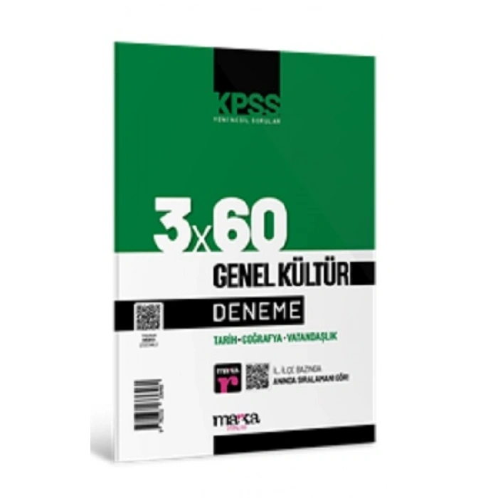 2025 Kpss Genel Kültür 3x60 Deneme Sınavı