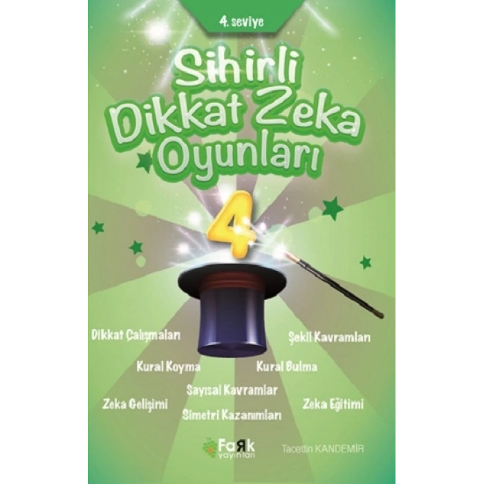 4. Seviye - Sihirli Dikkat Zeka Oyunları 4 (ilkokul)