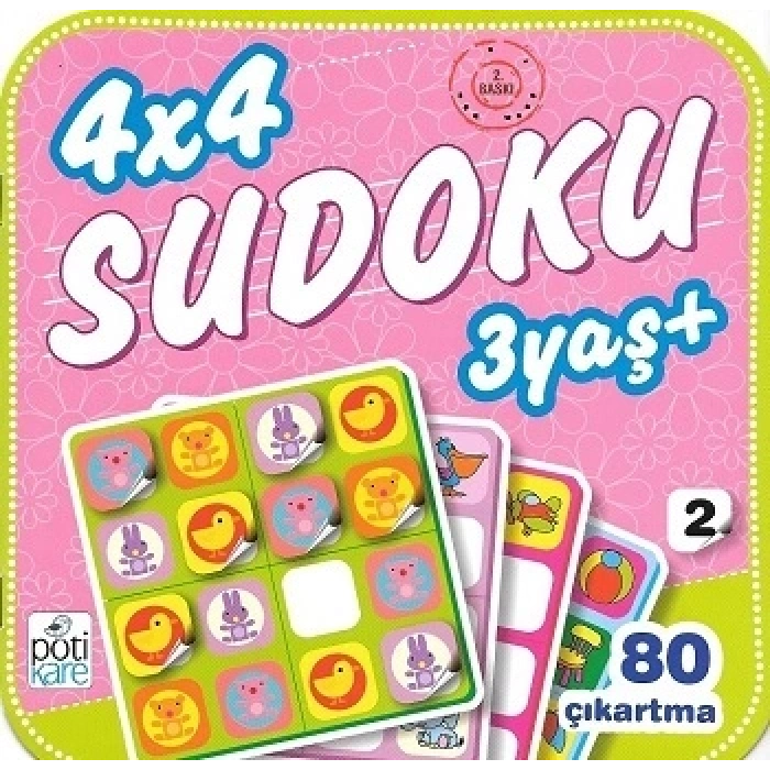 4 X 4 Sudoku – 2 (3 Yaş +)