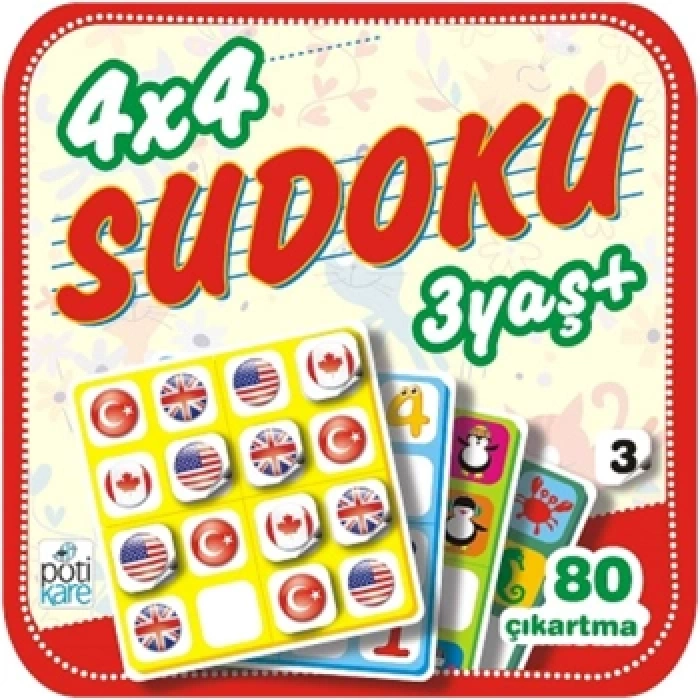 4 X 4 Sudoku – 3 (3 Yaş +)