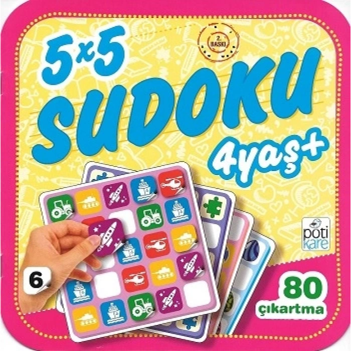 5 X 5 Sudoku – 6 (4 Yaş +)
