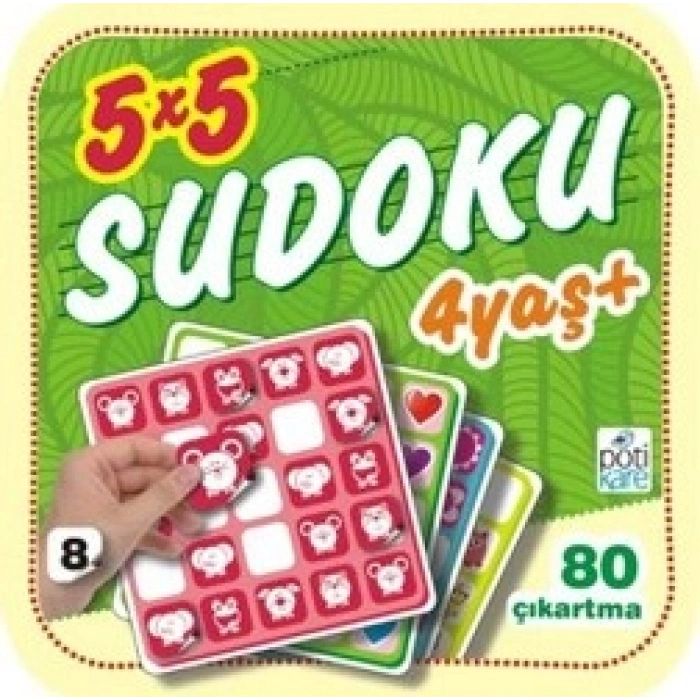 5 X 5 Sudoku – 8 (4 Yaş +)