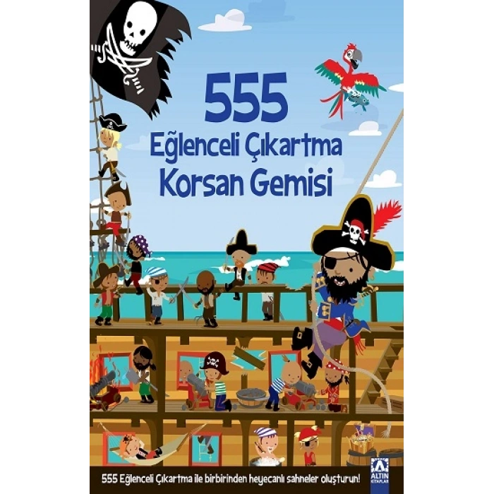555 Eğlenceli Çıkartma Korsan Gemisi