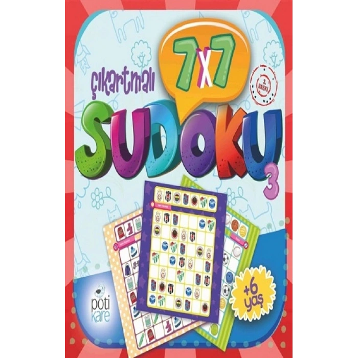 7 X 7 Çıkartmalı Sudoku (3)