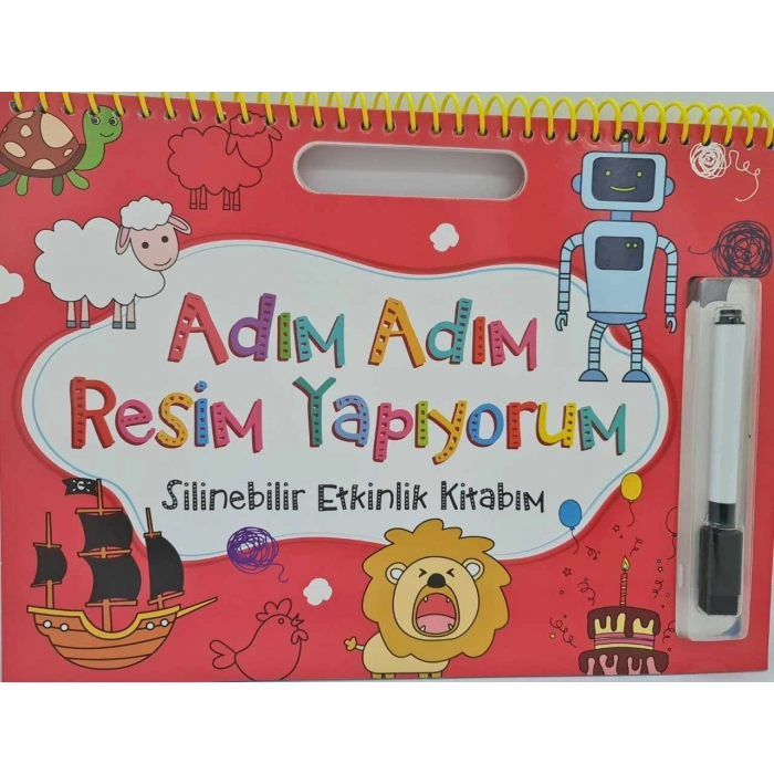Adım Adım Resim Yapıyorum - Kırmızı