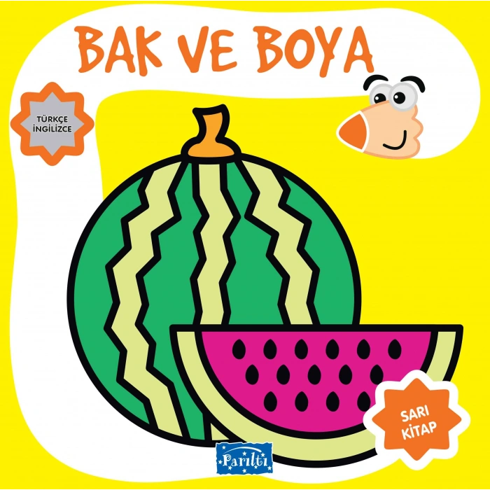 Bak Ve Boya Sarı Kitap