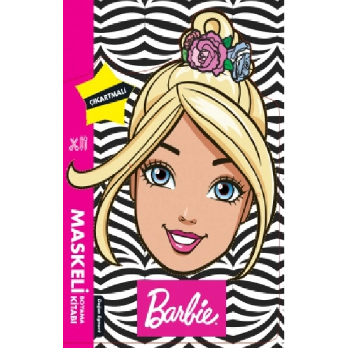 Barbie Maskeli Boyama Kitabı