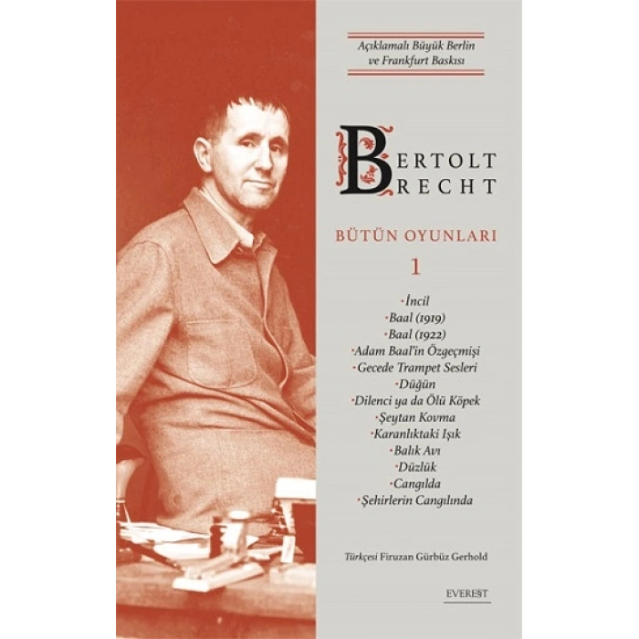 Bertolt Brecht Bütün Oyunları 1 (ciltli)