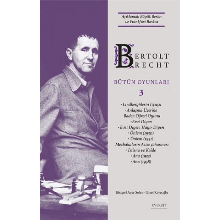 Bertolt Brecht Bütün Oyunları 3 (ciltli)