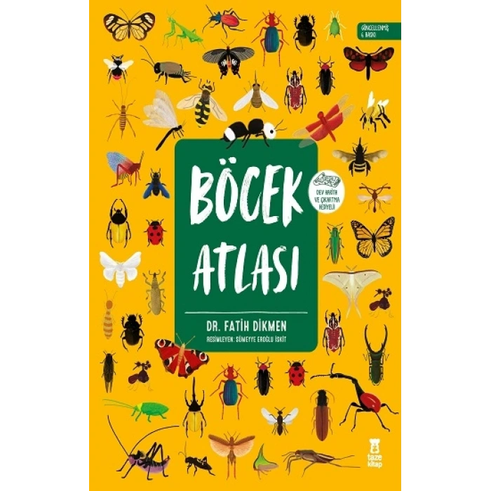 Böcek Atlası (ciltli-harita Ve Çıkartma Hediyeli)