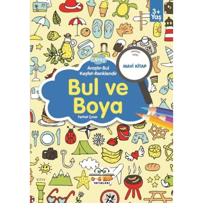 Bul Ve Boya Mavi Kitap