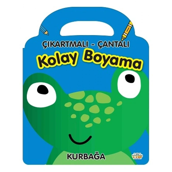 Çıkartmalı - Çantalı Kolay Boyama - Kurbağa