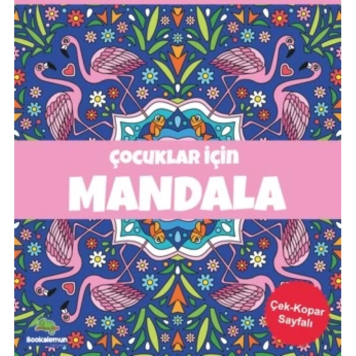 Çocuklar İçin Mandala - Lacivert