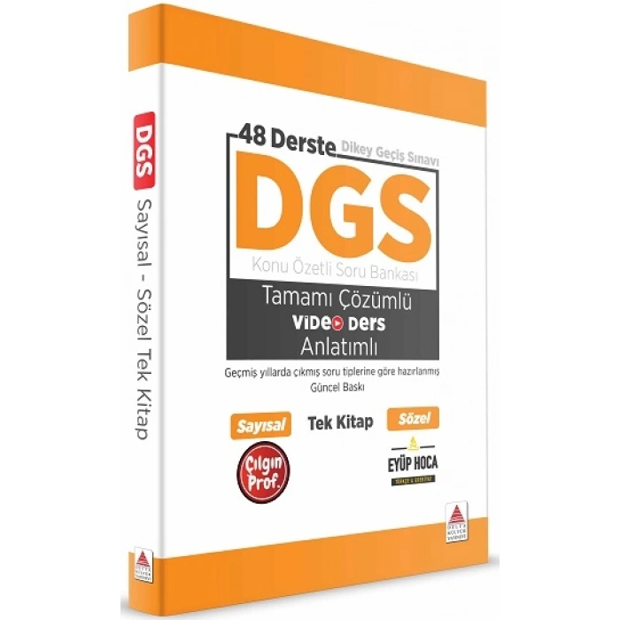 Dgs Kitap Konu Özetli Soru Bankası Video Anlatımlı Tek Kitap