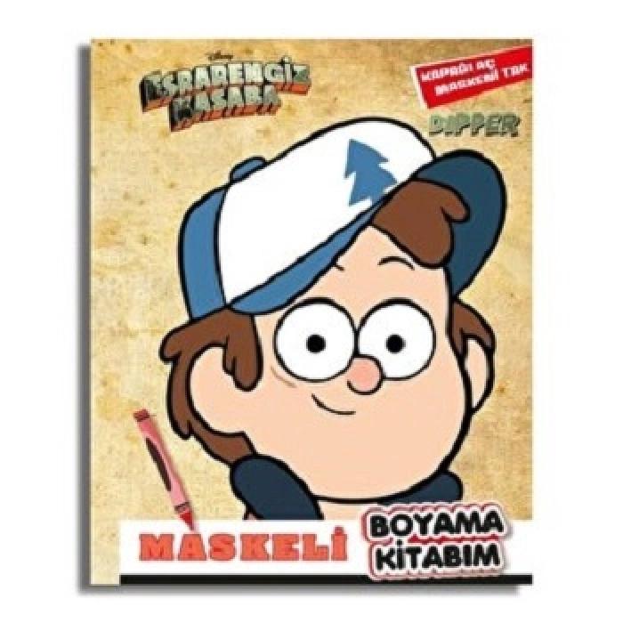 Disney- Esrarengiz Kasaba Maskeli Boyama Kitabı - Dıpper
