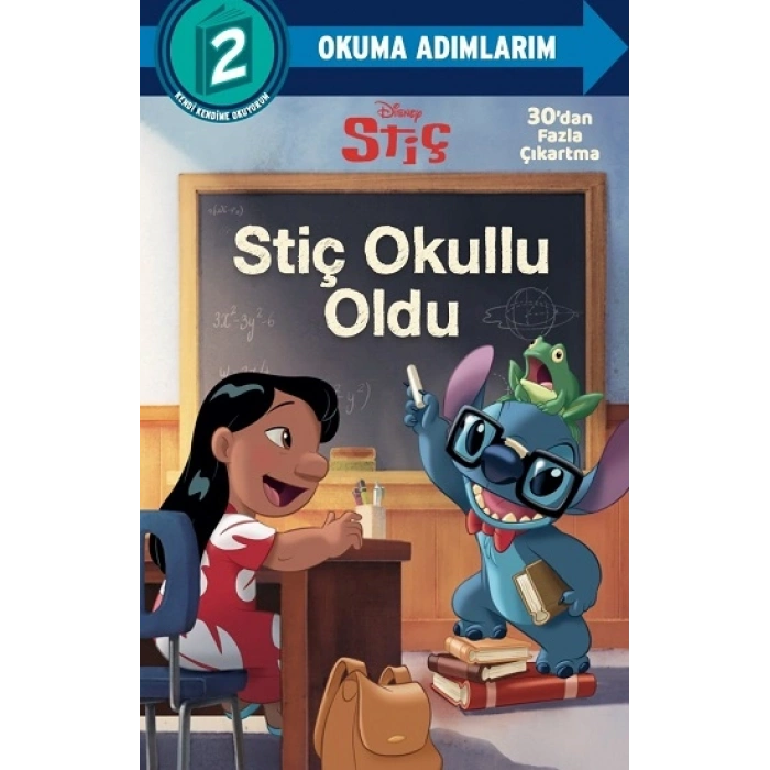 Disney Okuma Adımlarım - 2.adım - Stiç - Stiç Okullu Oldu