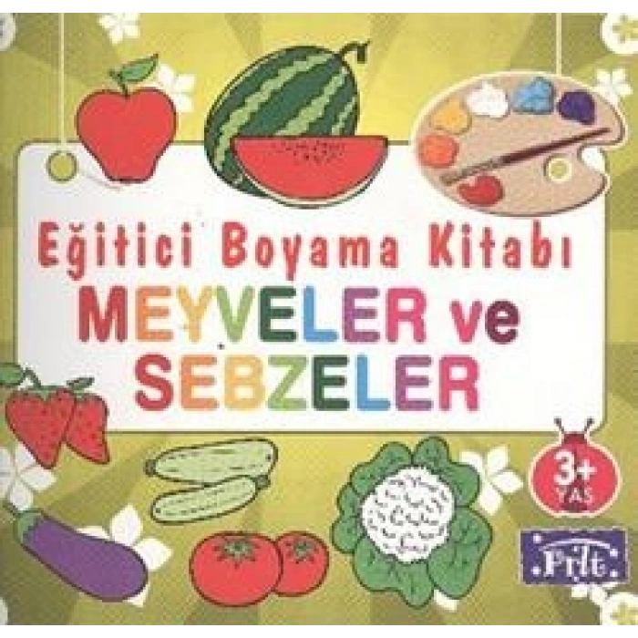 Eğitici Boyama Kitabı - Meyveler Ve Sebzeler