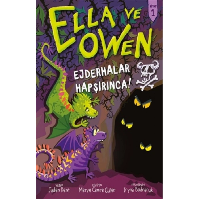 Ella Ve Owen 1 - Ejderhalar Hapşırınca! ( Ciltli )