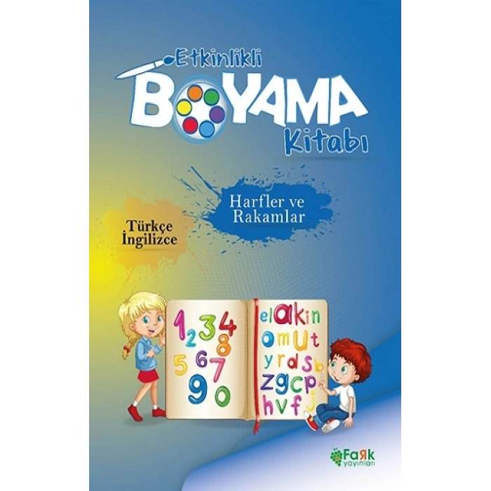 Etkinlikli Boyama Kitabı Harfler Ve Rakamlar