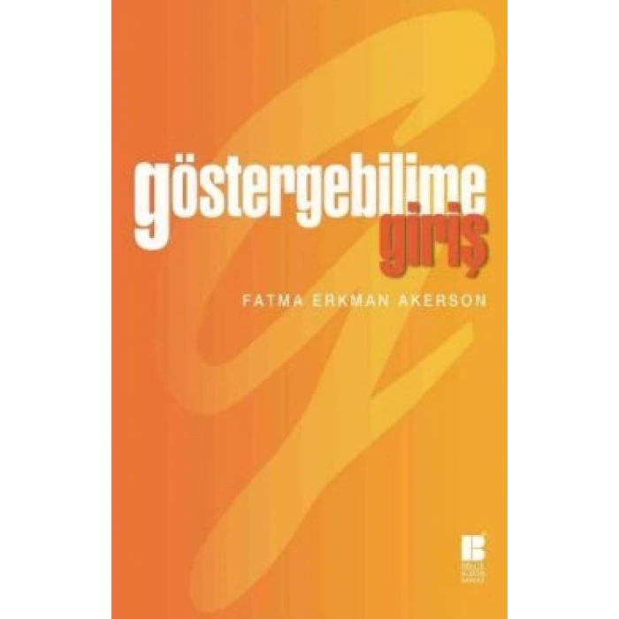 Göstergebilime Giriş