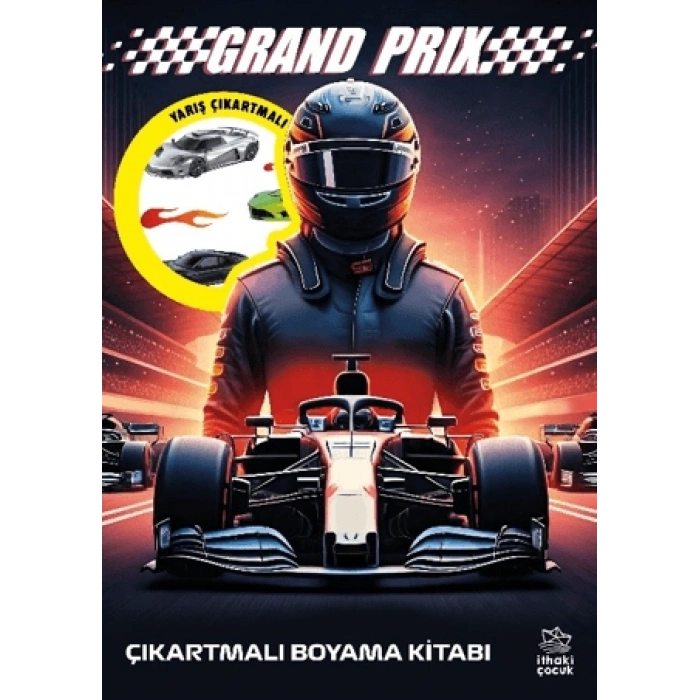 Grand Prix Çıkartmalı Boyama Kitabı