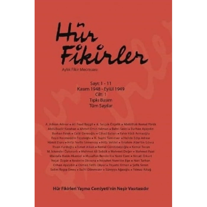 Hür Fikirler Dergisi (ciltli)