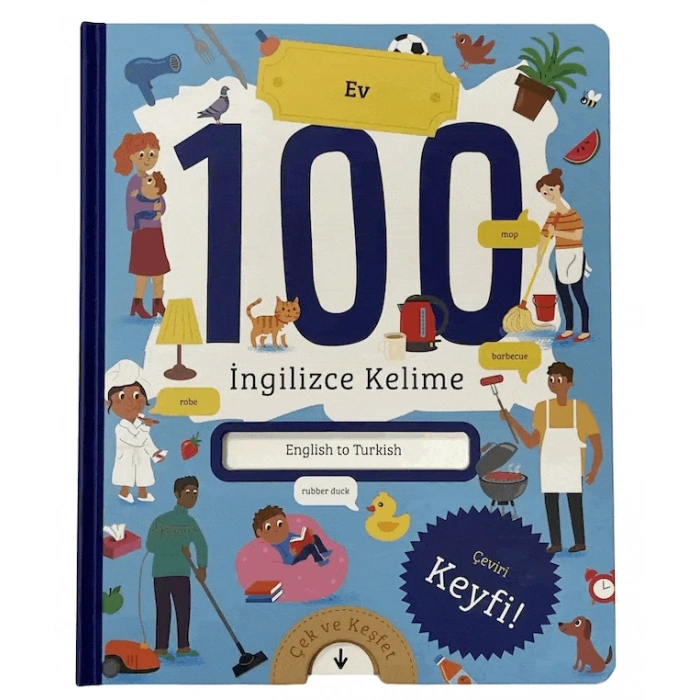 İlk 100 İngilizce Kelime Evim (ciltli)