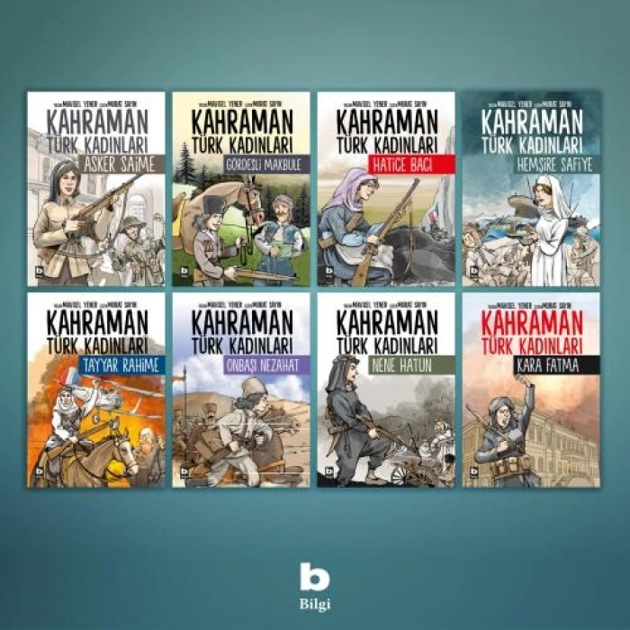 Kahraman Türk Kadınları Serisi (8 Kitap Takım)