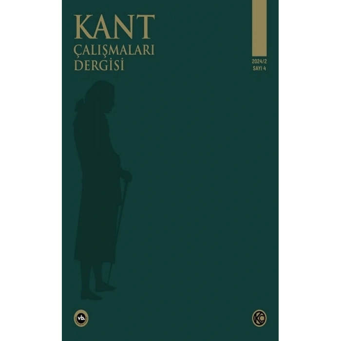 Kant Çalışmaları Dergisi Sayı 4