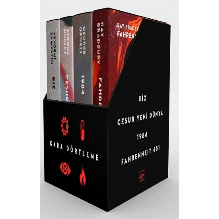 Kara Dörtleme Kutu Set - 4 Kitap (ciltli)