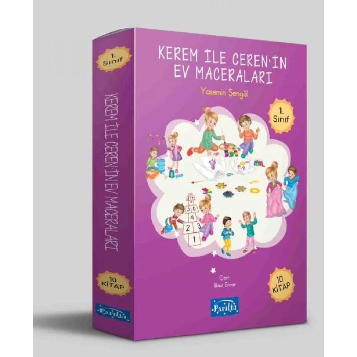 Kerem İle Ceren’in Ev Maceraları 10 Kitap Set
