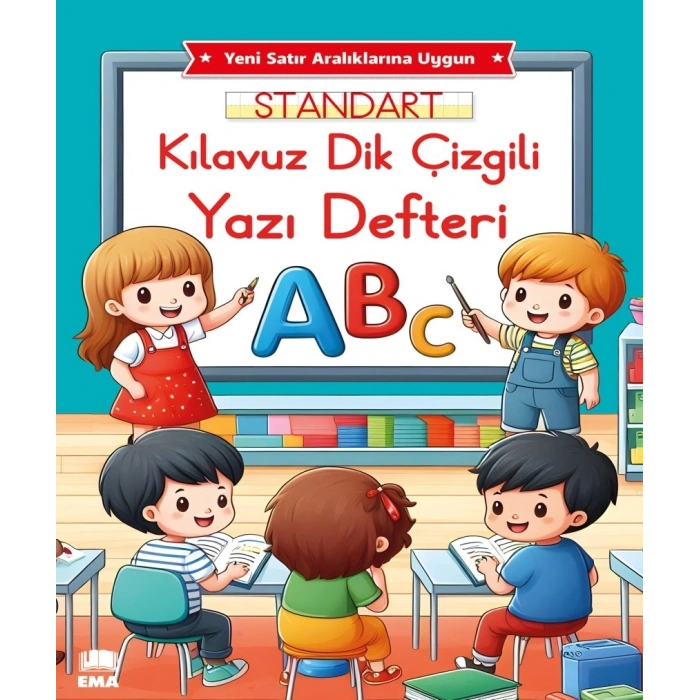 Kılavuz Dik Çizgili Yazı Defteri