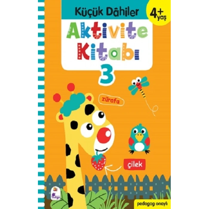 Küçük Dahiler Aktivite Kitabı 3 – 4+ Yaş (pedagog Onaylı)