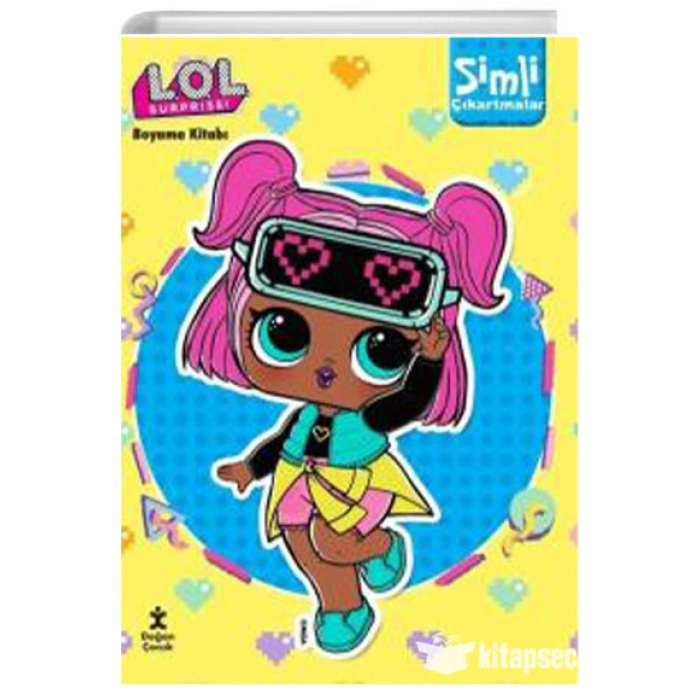 Lol Surprise Simli Çıkartmalı Boyama Kitabı