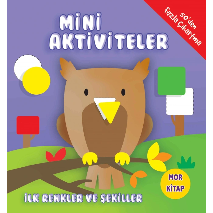 Mini Aktiviteler - İlk Renkler Ve Şekiller (mor Kitap)
